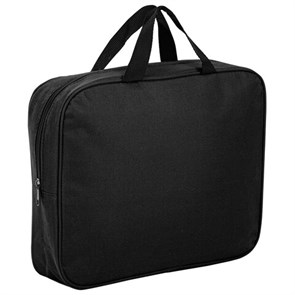 {{photo.Alt || photo.Description || 'Папка на молнии с ручками STAFF EVERYDAY, А4, ширина 80 мм, полиэстер, черная, 270918'}}