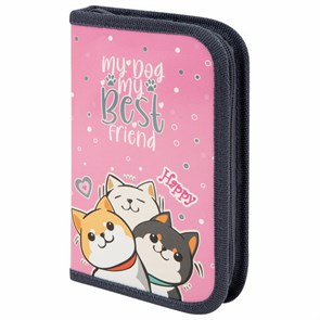 {{photo.Alt || photo.Description || 'Пенал ПИФАГОР, 1 отделение, ламинированный картон, 19х11 см, &quot;Best team&quot;, 272240'}}