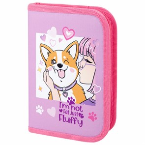 {{photo.Alt || photo.Description || 'Пенал ПИФАГОР, 1 отделение, полиэстер, 19х13 см, &quot;Fluffy akita&quot;, 272284'}}