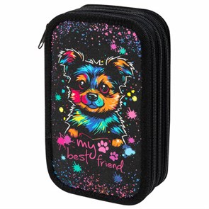 {{photo.Alt || photo.Description || 'Пенал ЮНЛАНДИЯ, 3 отделения, картон с эффектом soft-touch, 19х11 см, &quot;True friend&quot;, 272266'}}