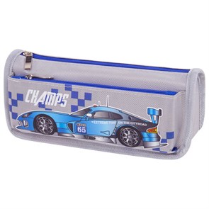 {{photo.Alt || photo.Description || 'Пенал мягкий ЮНЛАНДИЯ, 2 отделения, полиэстер, &quot;Car champion&quot;, серый, 21х6х9 см, 228983'}}