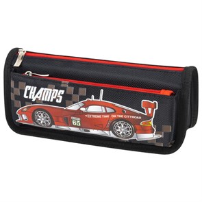 {{photo.Alt || photo.Description || 'Пенал мягкий ЮНЛАНДИЯ, 2 отделения, полиэстер, &quot;Car champion&quot;, черный, 21х6х9 см, 228982'}}