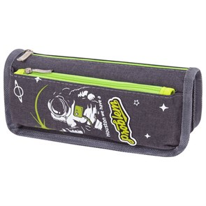 {{photo.Alt || photo.Description || 'Пенал мягкий ЮНЛАНДИЯ, 2 отделения, полиэстер, &quot;Cosmonaut&quot;, серый, 21х6х9 см, 270275'}}