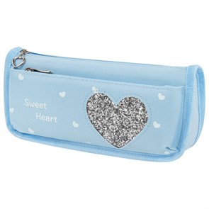 {{photo.Alt || photo.Description || 'Пенал мягкий ЮНЛАНДИЯ, 2 отделения, полиэстер, &quot;Heart&quot;, мятный, 21х6х9 см, 270257'}}