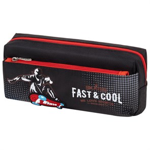 {{photo.Alt || photo.Description || 'Пенал мягкий ЮНЛАНДИЯ, 2 отделения, полиэстер, &quot;Skate&quot;, черный, 21х6х9 см, 270276'}}