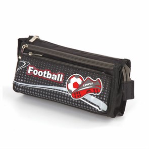 {{photo.Alt || photo.Description || 'Пенал ЮНЛАНДИЯ для мальчиков, 3 отделения, мягкий, &quot;Футбол&quot;, черный, 20х7х9 см, 228978'}}