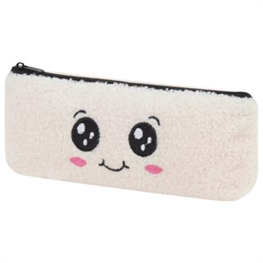 {{photo.Alt || photo.Description || 'Пенал ЮНЛАНДИЯ, 1 отделение, плюш, &quot;Smiley face&quot;, белый, 22х8x3 см, 272269'}}