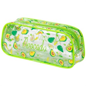 {{photo.Alt || photo.Description || 'Пенал-косметичка BRAUBERG LUCENT на молнии, прозрачный, &quot;Avocado&quot;, 21х5х9 см, 270054'}}