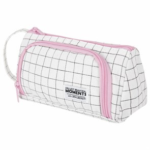 {{photo.Alt || photo.Description || 'Пенал-косметичка BRAUBERG с ручкой, 1 откидная планка, полиэстер, 22x10х8 см, &quot;Checkered white&quot;, 271558'}}