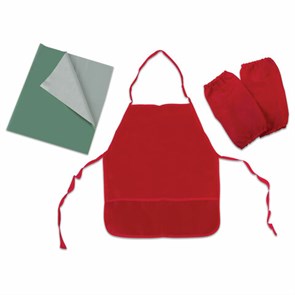 {{photo.Alt || photo.Description || 'Набор для уроков труда ПИФАГОР, клеенка ПВХ, накидка фартук с нарукавниками, красная, 227061'}}