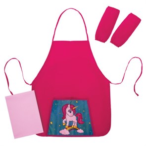 {{photo.Alt || photo.Description || 'Набор для уроков труда ЮНЛАНДИЯ, клеенка ПВХ, накидка фартук с нарукавниками, &quot;Neon unicorn&quot;, 270197'}}