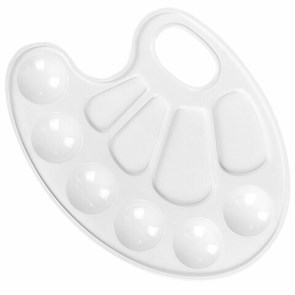 {{photo.Alt || photo.Description || 'Палитра для рисования ПИФАГОР &quot;ЭНИКИ-БЕНИКИ&quot;, белая, овальная, 10 ячеек (6 ячеек для красок и 4 для смешивания), 192352'}}