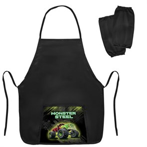 {{photo.Alt || photo.Description || 'Фартук с нарукавниками для уроков труда ПИФАГОР, 1 карман, 44x55 см, &quot;Monster steel&quot;, 270925'}}