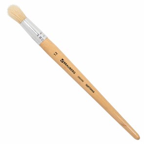 {{photo.Alt || photo.Description || 'Кисть BRAUBERG, щетина, круглая, № 12, 200200'}}