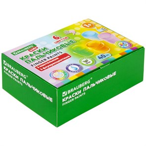 {{photo.Alt || photo.Description || 'Краски пальчиковые для малышей от 1 года, 6 цветов (3 пастельных + 3 флуоресцентных) по 40 мл, BRAUBERG KIDS, 192400'}}