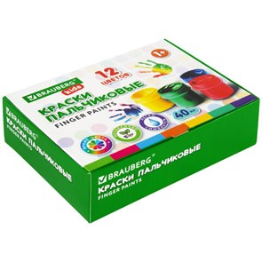 {{photo.Alt || photo.Description || 'Краски пальчиковые для малышей от 1 года, КЛАССИКА, 12 цветов по 40 мл, BRAUBERG KIDS, 192397'}}