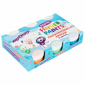 {{photo.Alt || photo.Description || 'Краски пальчиковые для малышей от 1 года, пастельные цвета, 6 по 60 мл, ЮНЛАНДИЯ, 192569'}}