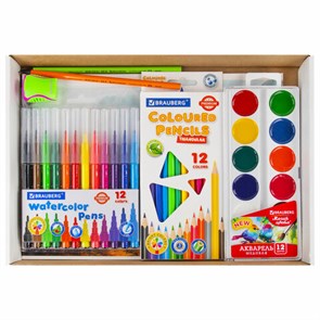 {{photo.Alt || photo.Description || 'Набор для рисования и творчества &quot;6 предметов плюс Альбом в Подарок!&quot;, BRAUBERG, 881006'}}