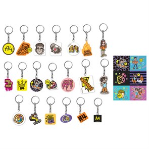 {{photo.Alt || photo.Description || 'Набор детский брелок и наклейки ВЛАД А4, АССОРТИ, КФ, УТ58723'}}