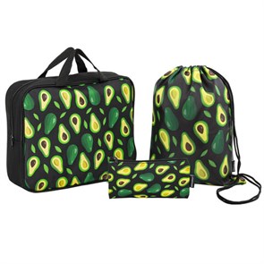 {{photo.Alt || photo.Description || 'Папка на молнии с ручками А4, мешок для обуви 42х33 см, пенал 20х10 см, &quot;Avocado&quot; НАБОР BRAUBERG, 271433'}}