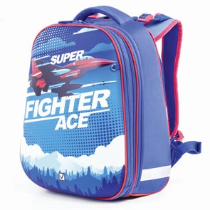 {{photo.Alt || photo.Description || 'Ранец BRAUBERG EXTRA, 2 отделения, анатомическая спинка, дополнительный объем, для мальчиков, &quot;Истребитель&quot;, 39х28х19 см, 227844'}}