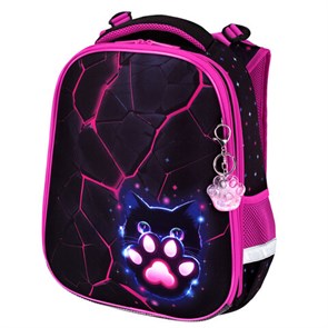 {{photo.Alt || photo.Description || 'Ранец BRAUBERG PREMIUM, 2 отделения, с брелоком, "Pink lava", 38х29х16 см, 273097'}}