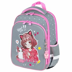 {{photo.Alt || photo.Description || 'Ранец BRAUBERG QUADRO, 3 отделения, с брелком, &quot;Anime friends&quot;, 37х28х18 см, 272022'}}