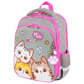 {{photo.Alt || photo.Description || 'Ранец BRAUBERG QUADRO, 3 отделения, с брелком, Hi there, велюровая панель, 37х28х18 см, 273105'}}