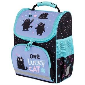 {{photo.Alt || photo.Description || 'Ранец ПИФАГОР BASIC, 1 отделение, 3 кармана, эргономичная спинка, &quot;Funny cats&quot;, 35х28х18 см, 273135'}}