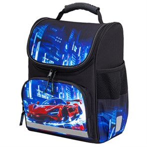 {{photo.Alt || photo.Description || 'Ранец ПИФАГОР BASIC, 1 отделение, 3 кармана, эргономичная спинка, &quot;Speed rusher&quot;, 35х28х18 см, 273141'}}