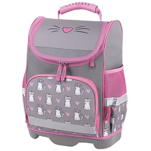 {{photo.Alt || photo.Description || 'Ранец ЮНЛАНДИЯ WISE, 1 отделение, 3 кармана, устойчивое дно, &quot;Sweet whiskers&quot;, 37x29х15 см, 272075'}}