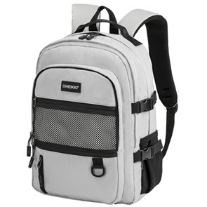 {{photo.Alt || photo.Description || 'Рюкзак HEIKKI TRILL (ХЕЙКИ) универсальный, 3 отделения, серый с черными вставками, 43х31х14 см, 272586'}}