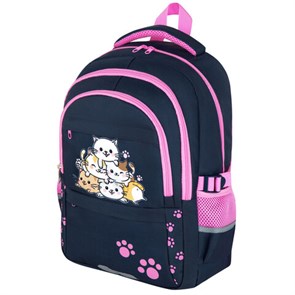 {{photo.Alt || photo.Description || 'Рюкзак BRAUBERG VIBE, 2 отделения, 5 карманов, &quot;Cat meeting&quot;, 40х28х14 см, 272089'}}