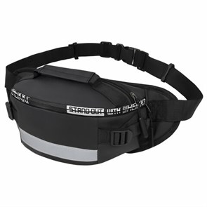 {{photo.Alt || photo.Description || 'Сумка на пояс HEIKKI RIO (ХЕЙКИ), два отделения, регулируемый ремень, светоотражающий элемент, 36х9х13 см, 272618'}}