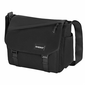 {{photo.Alt || photo.Description || 'Сумка на плечо большая HEIKKI STREAM (ХЕЙКИ) два отделения, боковые карманы, А4, черная, 26х32х11 см, 272641'}}