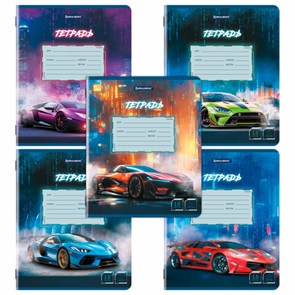 {{photo.Alt || photo.Description || 'Тетрадь 18 л. BRAUBERG, клетка, обложка картон, SPORT CARS, 107298'}}