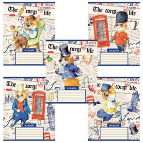 {{photo.Alt || photo.Description || 'Тетрадь 18 л. HATBER клетка, обложка картон, &quot;Корги_LIFE&quot; (5 видов в спайке), 18Т5В1'}}