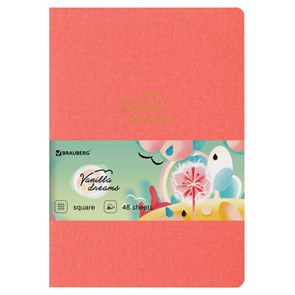 {{photo.Alt || photo.Description || 'Тетрадь 48 л. в клетку обложка кожзам под лён, сшивка, A5 (147х210мм), КОРАЛЛОВЫЙ, BRAUBERG PASTEL, 403870'}}