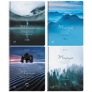 {{photo.Alt || photo.Description || 'Тетрадь А5 48 л. BRAUBERG, гребень, клетка, обложка картон, &quot;Nature&quot; (микс в спайке), 404340'}}