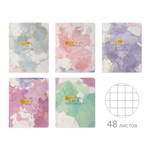 {{photo.Alt || photo.Description || 'Тетрадь А5 48 л. BRUNO VISCONTI скоба, клетка, Soft Touch, фольга, &quot;PRIMAVERA&quot; (5 видов), 7-48-1321'}}