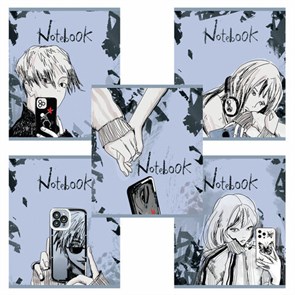 {{photo.Alt || photo.Description || 'Тетрадь А5 48 л. ПЗБМ, скоба, клетка, Soft Touch, брайль, &quot;Мобильная&quot; (микс в спайке), 23379'}}