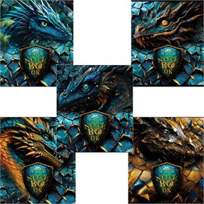 {{photo.Alt || photo.Description || 'Тетрадь А5 48 л., ПЗБМ, скоба, клетка, фольга, конгрев, выборочный TWIN-лак, &quot;Дракон&quot; (5 видов), 25113'}}