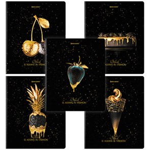 {{photo.Alt || photo.Description || 'Тетрадь А5, 48 л., BRAUBERG, скоба, клетка, матовая ламинация, фольга, &quot;Black&amp;Gold&quot; (микс в спайке), 404370'}}