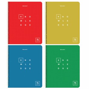 {{photo.Alt || photo.Description || 'Тетрадь А5 96 л. BRAUBERG, гребень, клетка, обложка картон, &quot;Knowledge&quot; (микс в спайке), 404421'}}