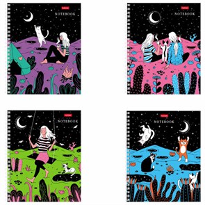 {{photo.Alt || photo.Description || 'Тетрадь А5, 80 л., HATBER гребень, клетка, обложка картон, &quot;Дотянуться до небес&quot; (4 вида в спайке), 80Т5вмВ1гр'}}