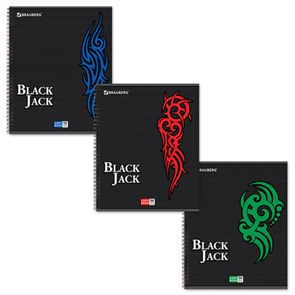 {{photo.Alt || photo.Description || 'Тетрадь А5, 96 л., BRAUBERG, гребень, клетка, выборочный лак, &quot;БЛЭК ДЖЭК&quot;, 401850'}}