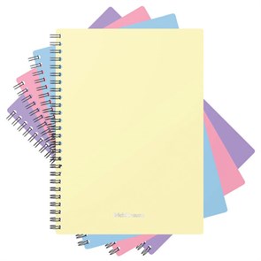 {{photo.Alt || photo.Description || 'Тетрадь обложка пластик, А5, 80 л., спираль, клетка, ErichKrause, &quot;Pastel&quot; ассорти (4 вида), 50162'}}