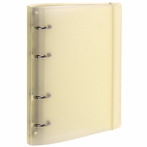 {{photo.Alt || photo.Description || 'Тетрадь на кольцах А5 175х220 мм, 120 л., пластик, с резинкой и разделителями, BRAUBERG, Желтый, 404631'}}