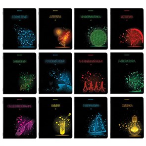 {{photo.Alt || photo.Description || 'Тетради предметные, КОМПЛЕКТ 12 ПРЕДМЕТОВ, 48 листов, глянцевый УФ-лак, BRAUBERG, &quot;DARK&quot;, 404028'}}