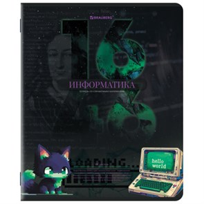 {{photo.Alt || photo.Description || 'Тетрадь предметная ДАТЫ 48 л., TWIN-лак, ИНФОРМАТИКА, клетка, подсказ, BRAUBERG, 405128'}}